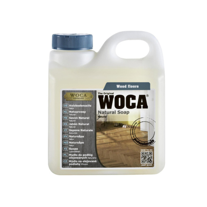 WOCA Natural Soap For Oiled Wood Floor, 1L