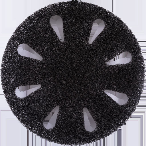 Bona Fiber Brushing Pad, Black, 407 mm