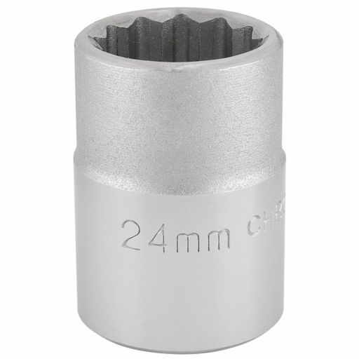 Draper 12 Point Socket, 3,4 Sq. Dr., 24mm