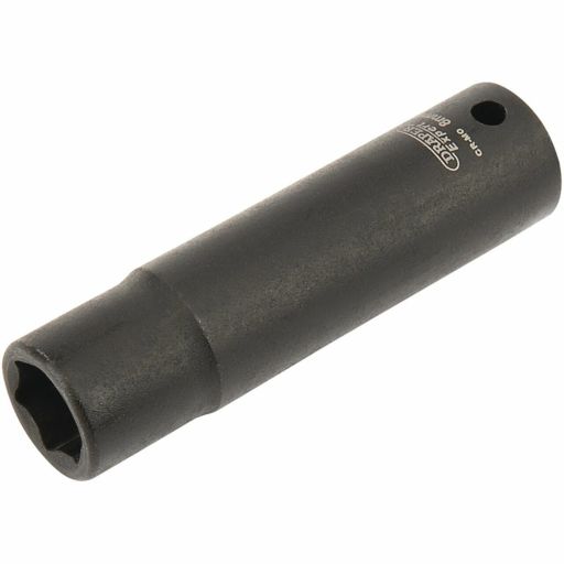 Draper Expert HI-TORQ® 6 Point Deep Impact Socket, 1,4 Sq. Dr., 8mm