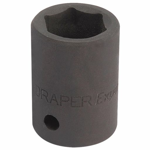Draper Expert Impact Socket, 1,2 Sq. Dr., 18mm