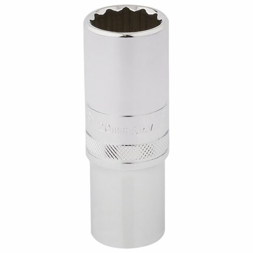 Draper HI-TORQ® 12 Point Deep Socket, 1,2 Sq. Dr., 20mm
