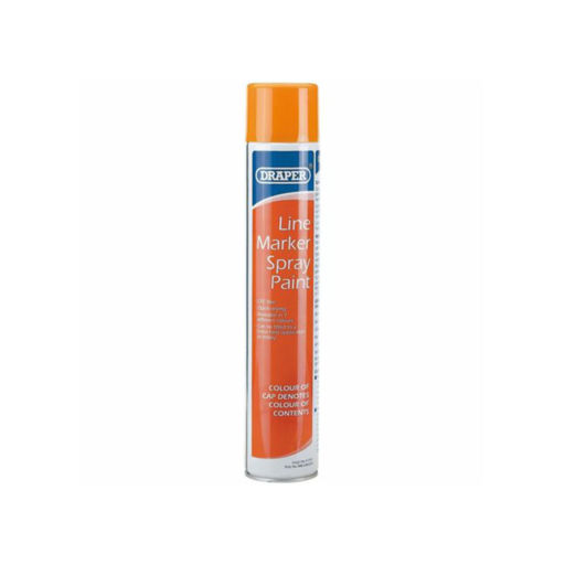 Draper Line Marker Spray Paint, 750ml, Orange