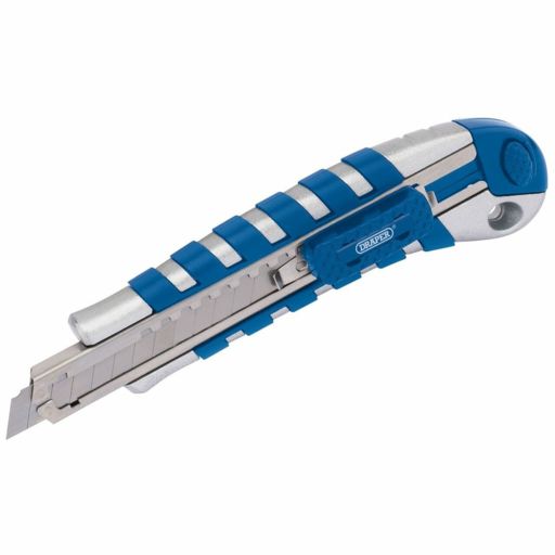 Draper Retractable Knife with Soft Grip, 9mm