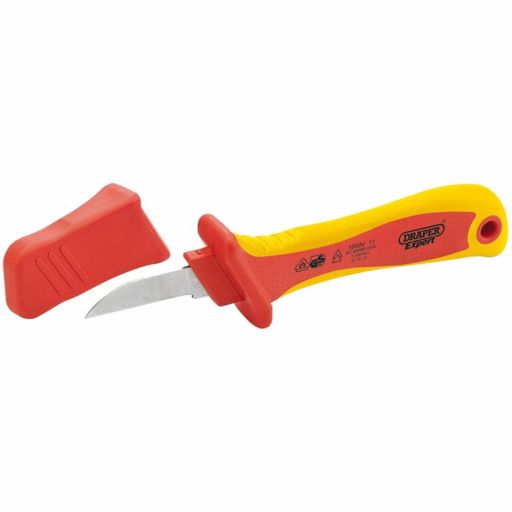Draper VDE Approved Fully Insulated Cable Knife, 200mm